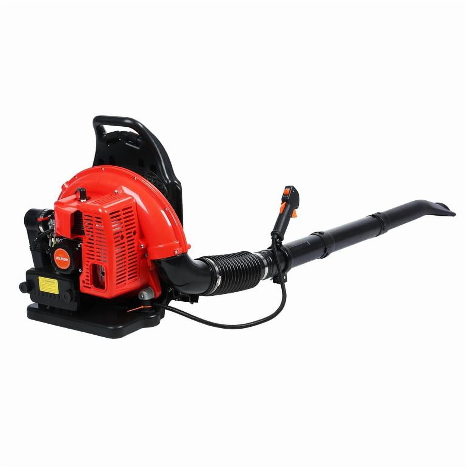 Dapmiu 665CFM Backpack Leaf Blower, 63CC Gas Powered 2-Stroke, Red, Ideal for Lawn Care, Yard Dust, Debris & Greenhouse Snow Removal