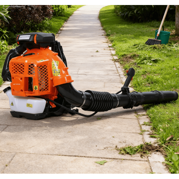 Dapmiu Ergonomic Backpack Leaf Blower, Padded Harness & Weight-Leveling System, Reduces Fatigue