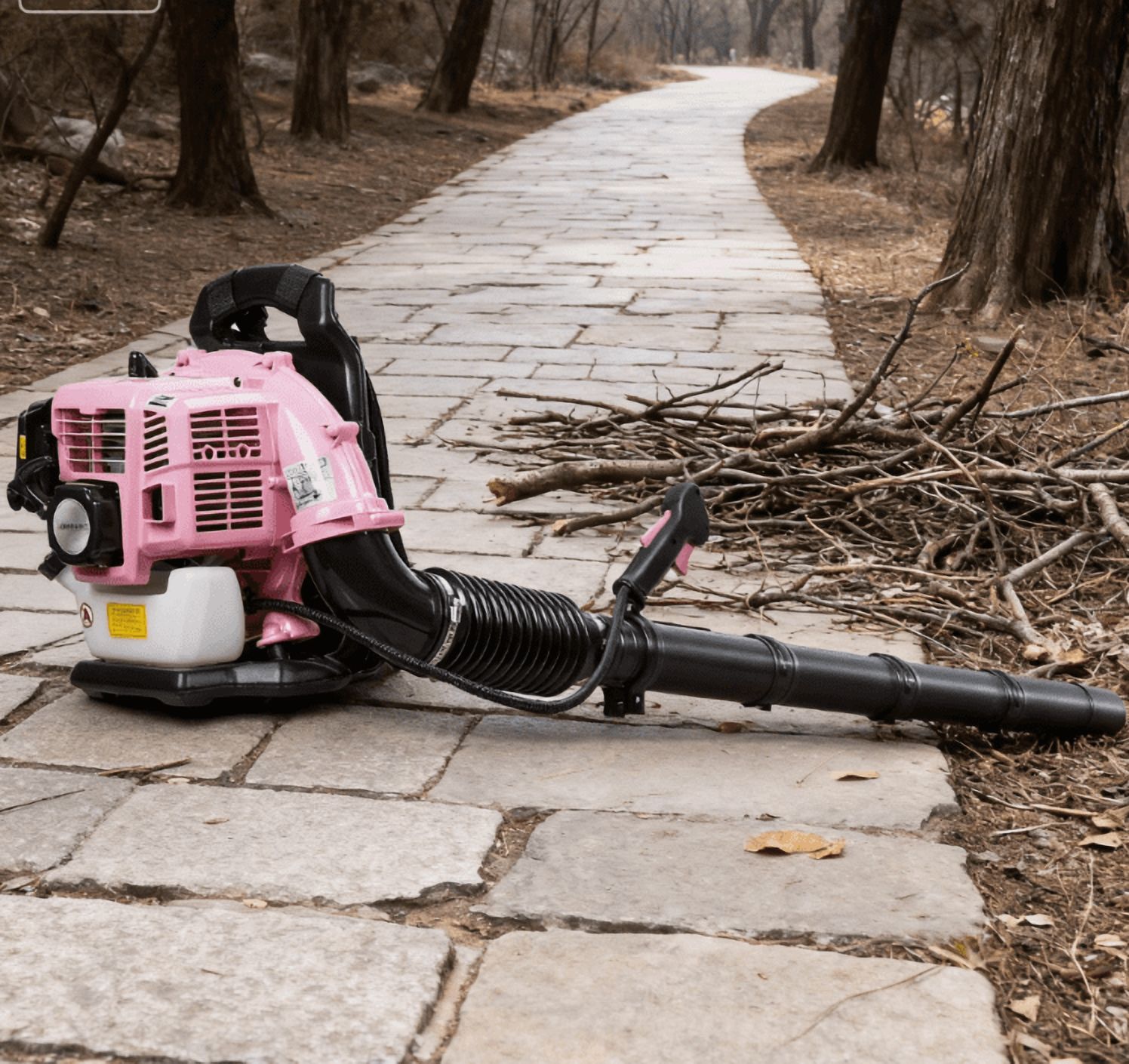 Load Bloder Dapmiu Ergonomic Backpack Leaf Blower, Padded Harness & Load Management ...