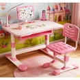 thumbnail image 1 of Dapmiu Kids Study Desk Chair Set with Lamp, Complete Set to Create a Dedicated Study Space Pink, 1 of 7