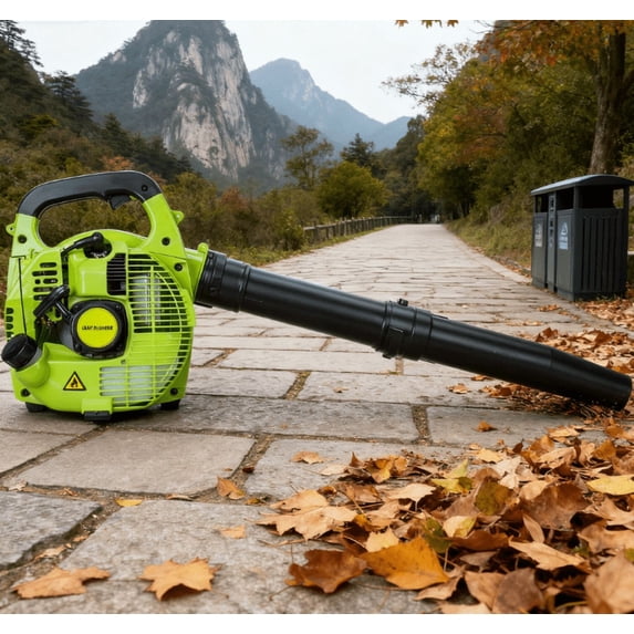 Dapmiu Multifunction Gas Snow & Leaf Blower, 250km/h Wind Speed, 360° Protective Mesh for Heat Dissipation