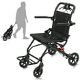 thumbnail image 1 of Dapmiu Portable Wheelchair for Adults - Heavy Duty 220lbs Weight Capacity, Foldable Design with All-Terrain Tires, Ideal for Travel Hospital Home Care B, 1 of 8