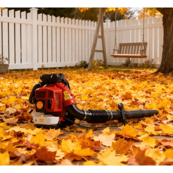 Dapmiu Ready-to-Use Backpack Leaf Blower Set, Includes Funnel & User Manual for Quick Deployment
