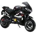 thumbnail image 1 of Dapmiu Road Racing Mini Motorcycle 49CC - 4-Stroke Reliable Engine, Anti-Slip Handlebars & Adjustable Controls for Beginners Black, 1 of 8