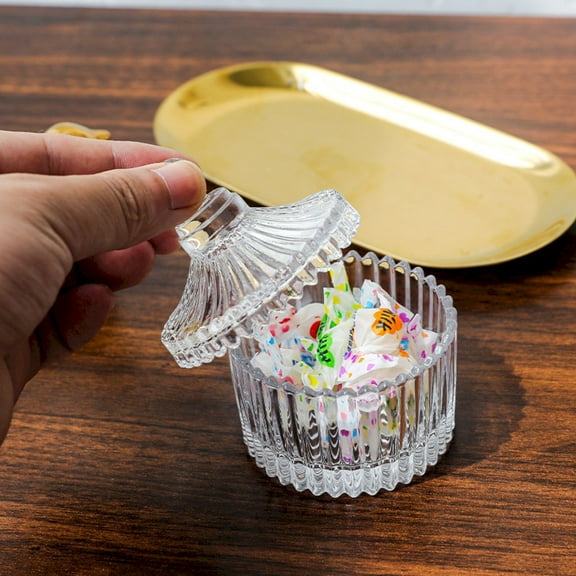 Dappen Dish for Acrylic Nails, Large Monomer Dish with Lid for Monomer Acrylic Nail Liquid, Clear Glass Cup for Acrylic Powder, Gel Polish, Acrylic Nail Brush Cleaner Holder, Nail Tech Must Haves