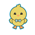 thumbnail image 1 of Dapper Chick Cookie Cutter and Stamp, 1 of 3