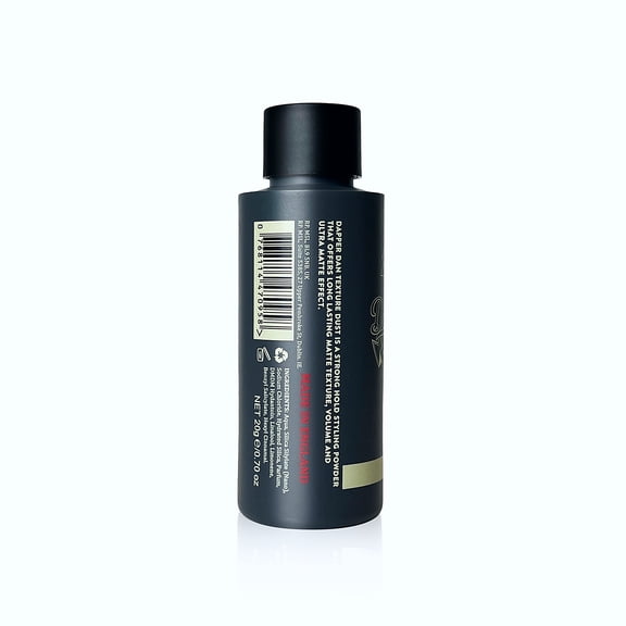 Dapper Dan Ultra Matte Texture Dust, High Hold, Citrus Cologne Scent 20 g