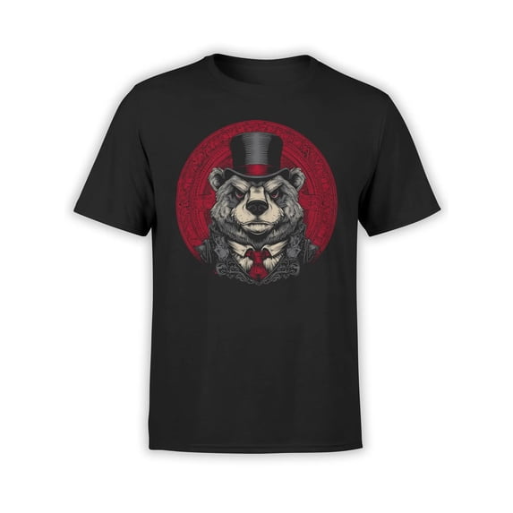 Dapper Gentleman Bear T-Shirt | Unisex - Walmart.com