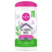 Dapple Baby All-Purpose Cleaning Wipes with Lavender Scent - 75 Plant-Based Wipes