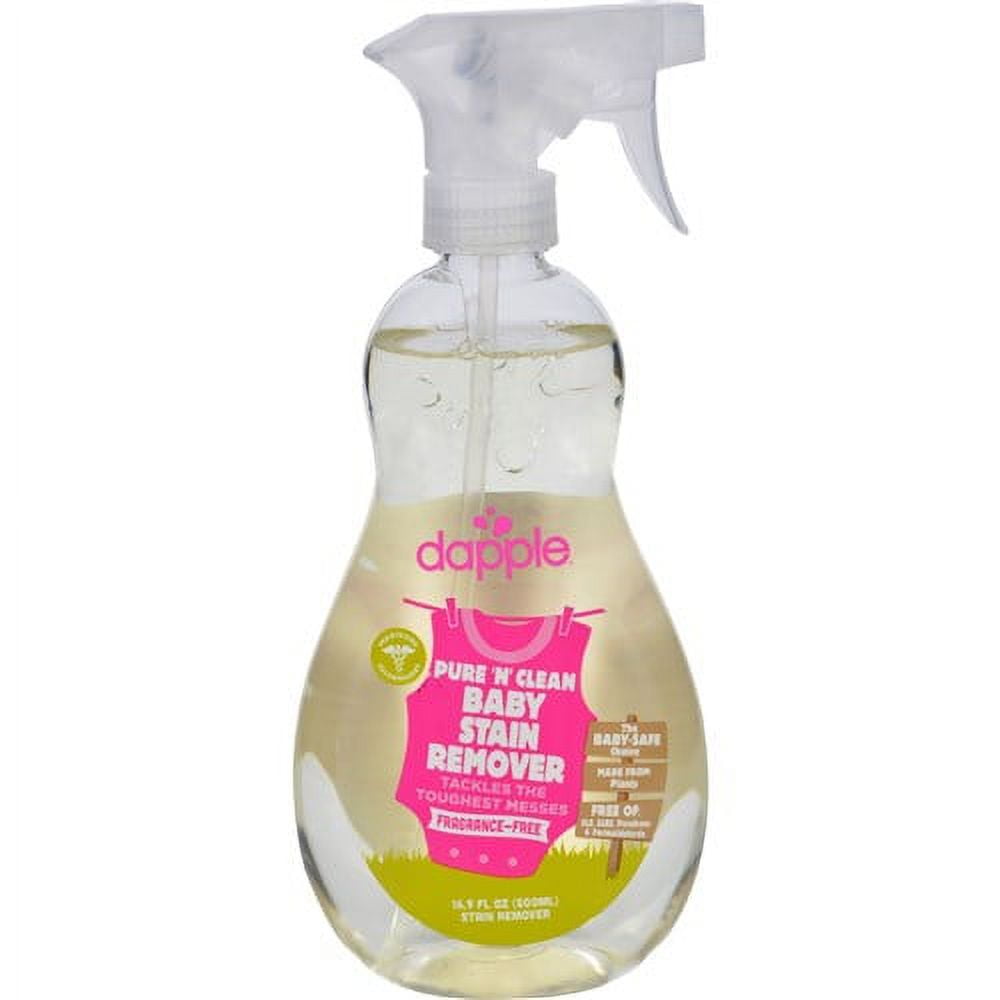Dapple Baby Stain Remover Spray Bottle, FragranceFree, 16.9 fl oz