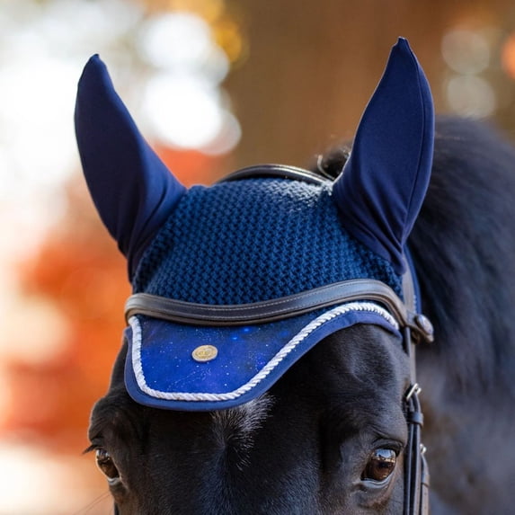 Dapplebay Constellation Fly Veil -Navy/Multi-Cob