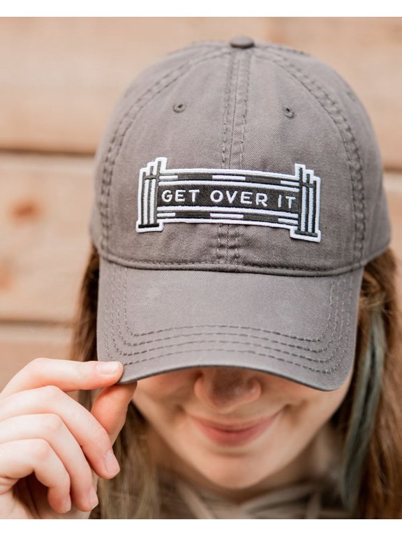 Get Over It - Barn Hat-Charcoal