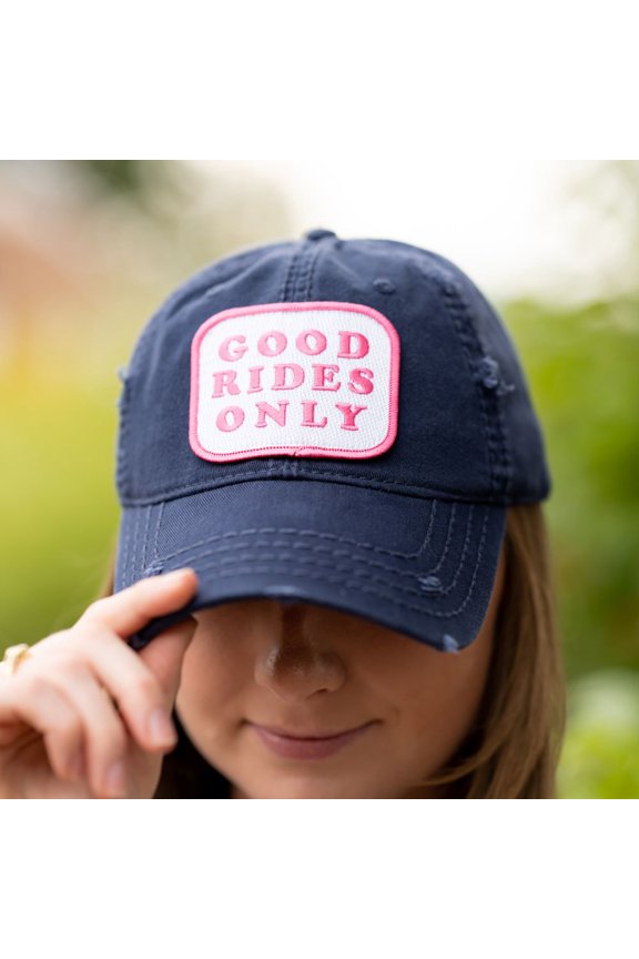 Good Rides Only - Barn Hat-Navy