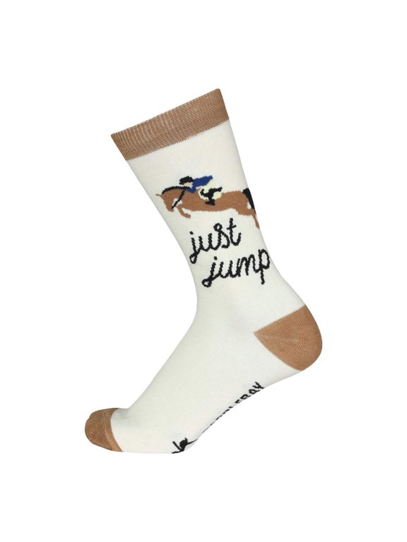 Dapplebay Knit Crew Socks-Just Jump