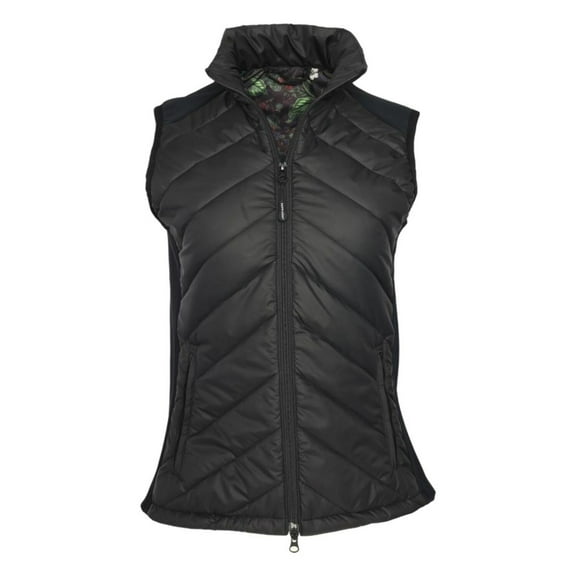 Dapplebay Lady Quilted Vest - Black-XXL