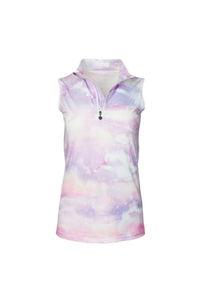 Dapplebay Lavender Haze 1/4 Zip Light Riding Top - Sleeveless