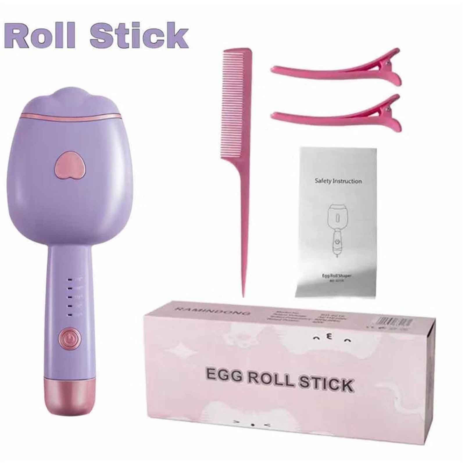 Daqian Cat's Paw Curling Iron with 2 Barrel Curling Hair Clips and 1