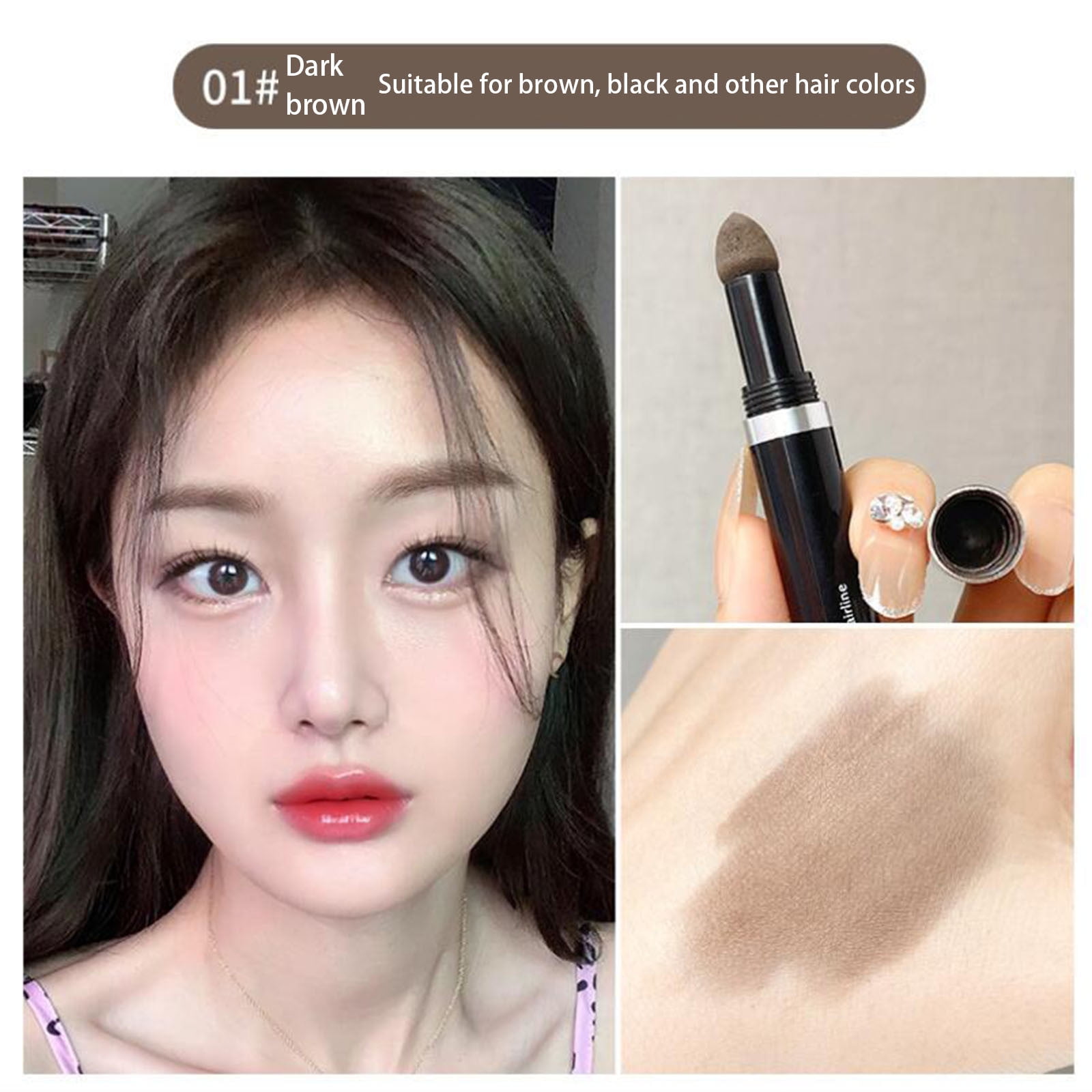 Daqian Eyebrow Cream with Brush forehead Retouching and Reissue Natural