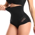 thumbnail image 1 of Daqian Plus Size Shaping Panties Lace High Waist Women's Underwear Abdomen Shaping Large Hip Girdle Pants Shaping Shorts Seamless Black 14(XXXL), 1 of 9