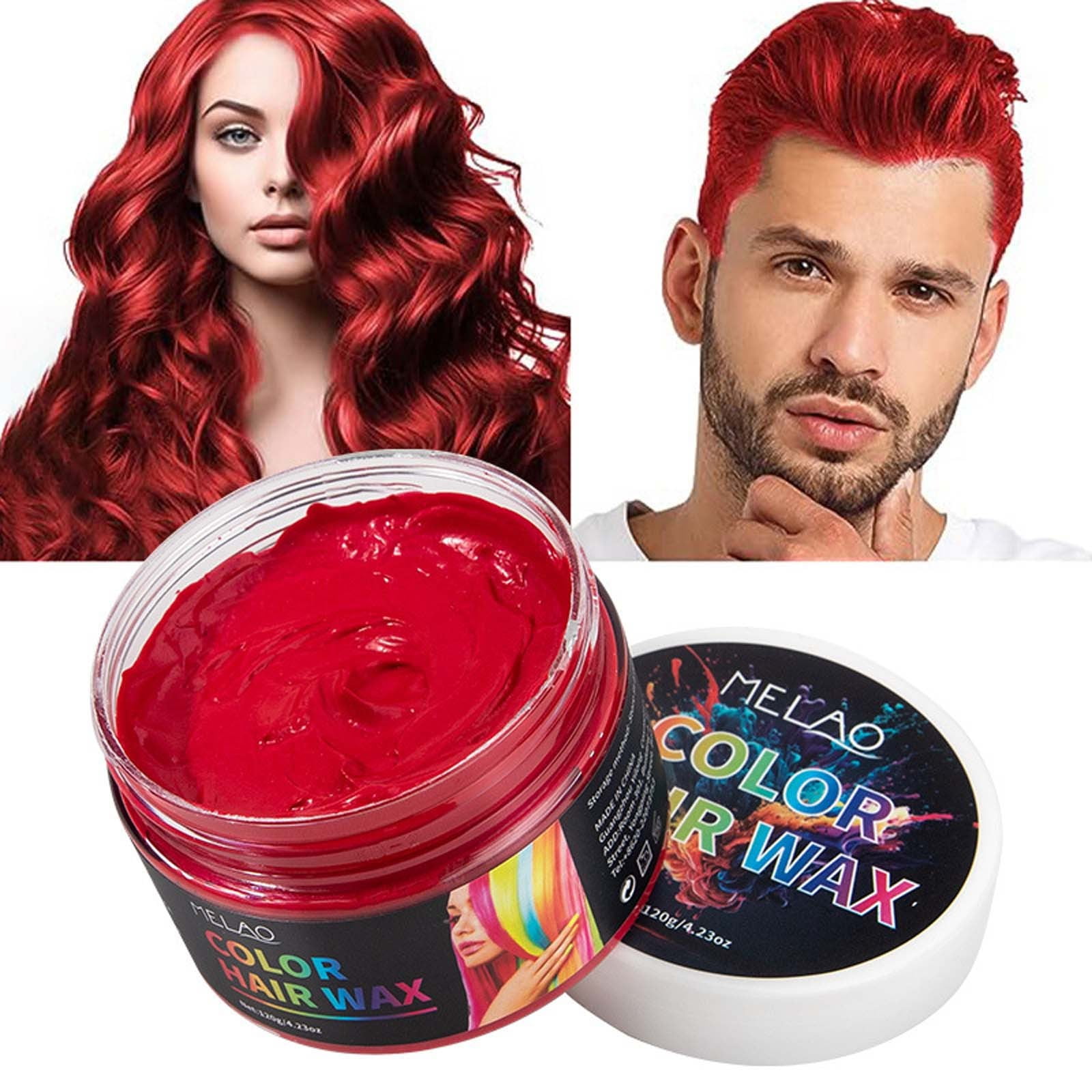 Daqian Wine Hair Dye Clearance Hair Coloring Wax, Color Wax Pomades Natural Hair Coloring Wax