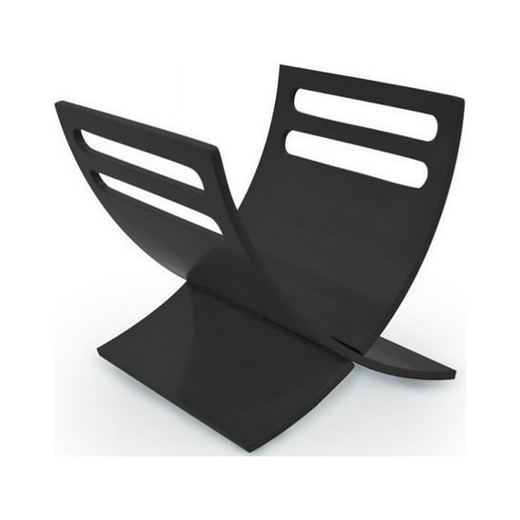 Dar Bentwood Magazine Cradle in Black