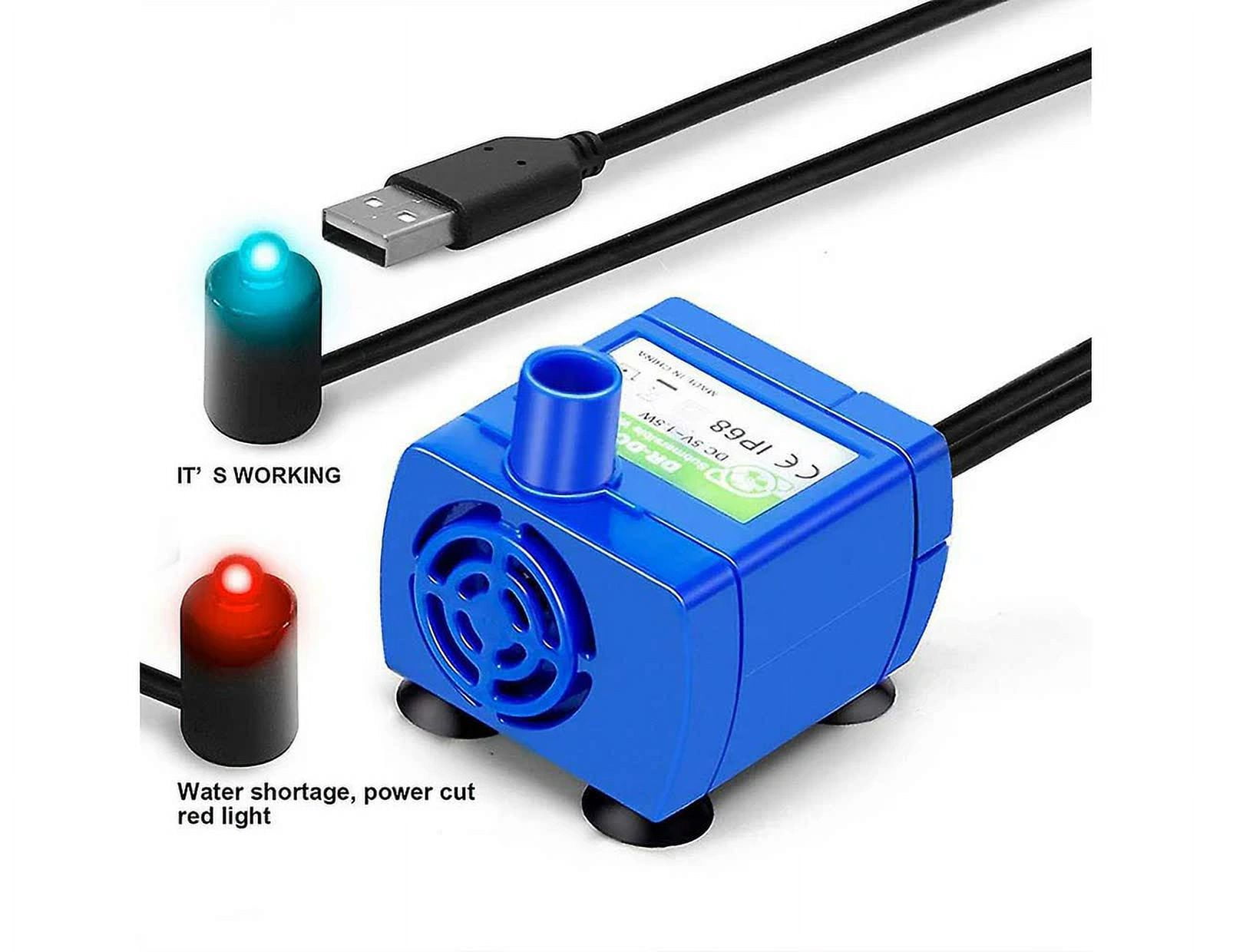 Daradara Cat Water Fountain Pump, for Pet Drinking Fountain Cat Water Dispenser Replacement,1Pcs