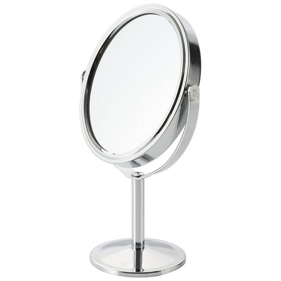 Daradara Double-Sided Makeup Mirror,Normal Magnifying Stand Shaving Mirror, 360 Degree Swivel Vanity Mirror