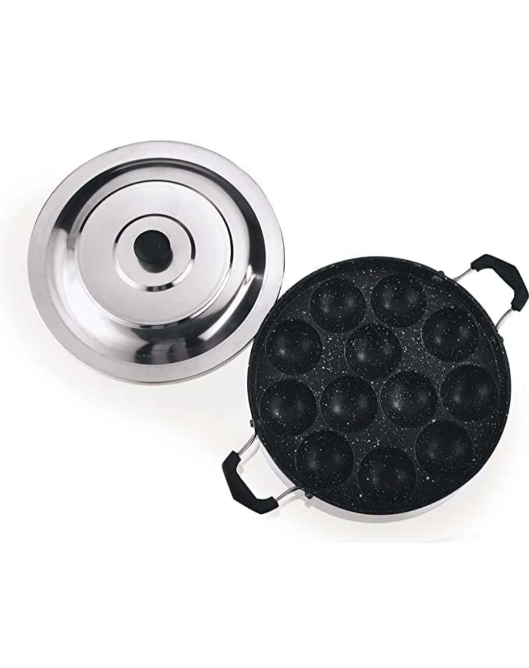 Daraz Luxury Appam Pan HeavyWeight NonStick Appe Paniyarakkal Maker