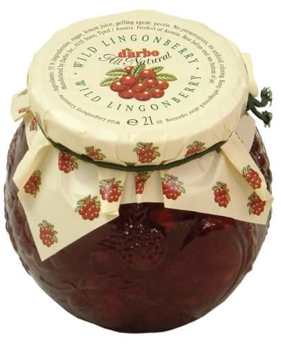 Darbo (2 pk) Lingonberry Whole Berry Compote 600g jars from Austria