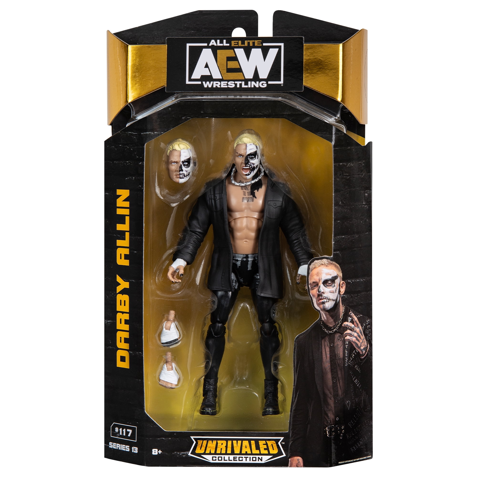 Darby Allin AEW Unrivaled 13 Jazwares AEW Toy Wrestling Action Figure