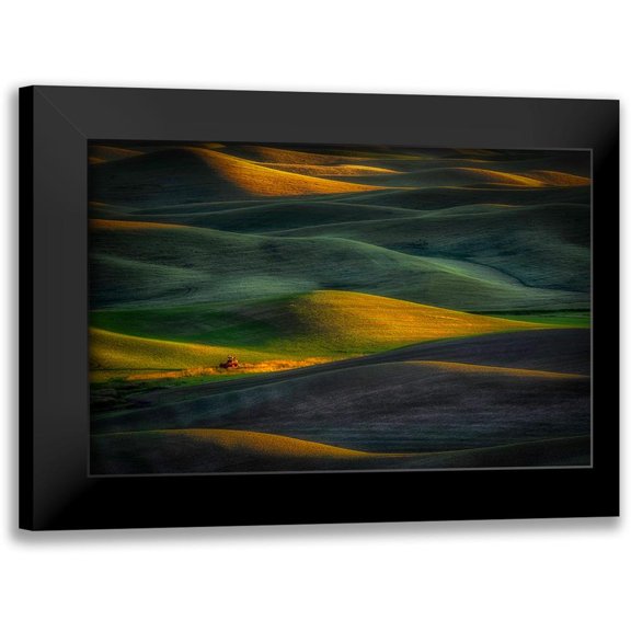 Darby, Rob 14x10 Black Modern Framed Museum Art Print Titled - Tractor