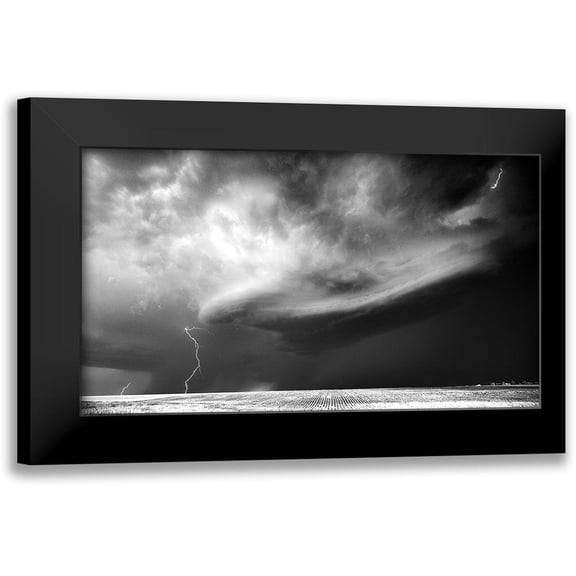 Darby, Rob 24x15 Black Modern Framed Museum Art Print Titled - Storm Chasing