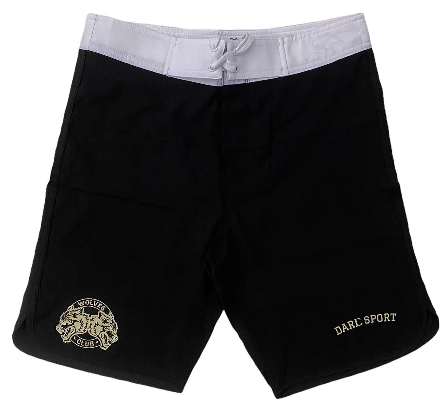Darc Sport Men's Vicious Ones Stage Shorts Boardshorts With Inner Mesh  Liner (28, Black/White)
