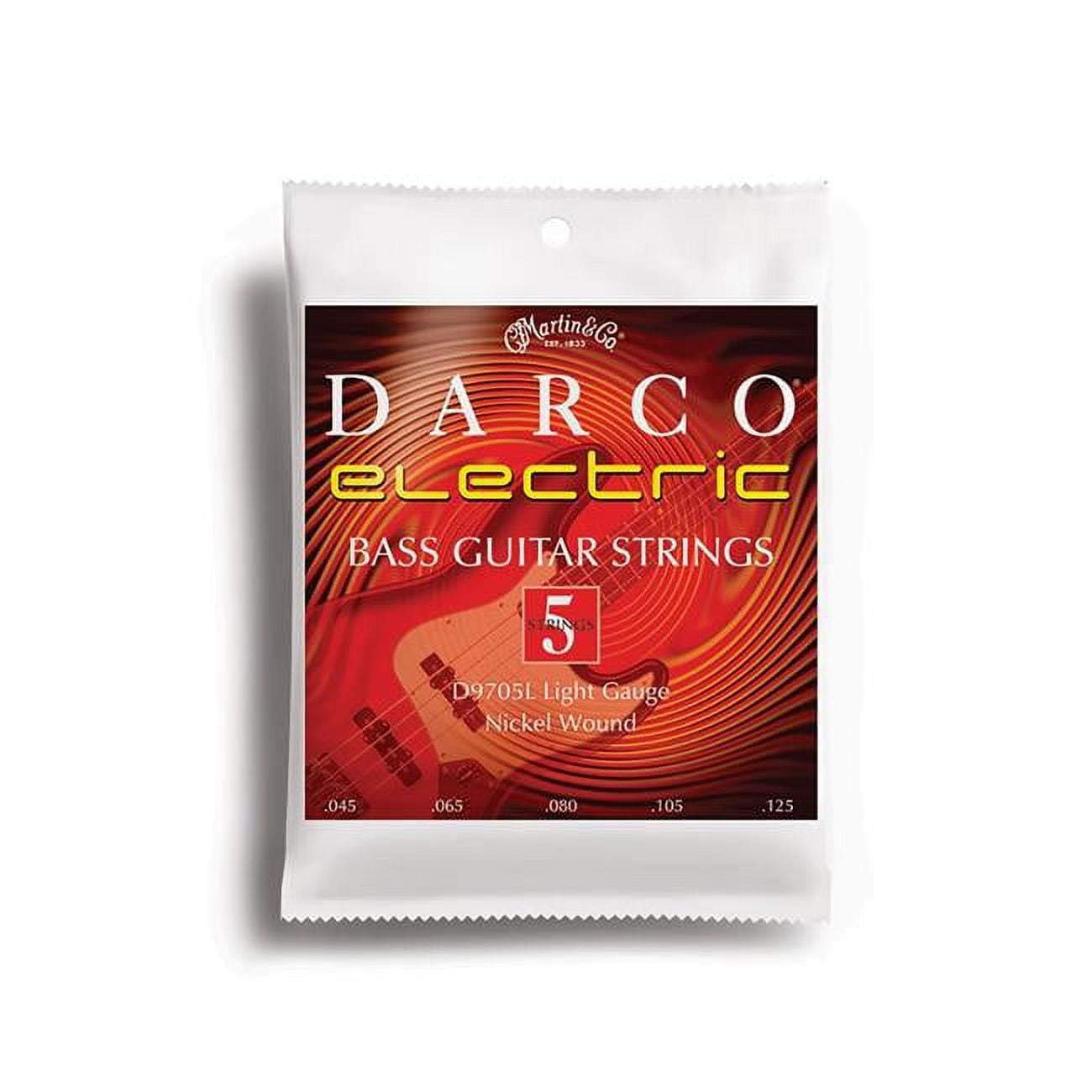 Darco D9705L Nickel Plated Bass Guitar Strings, Light