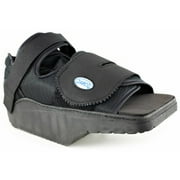 Darco OrthoWedge Black Post-Op Foot Brace Recovery Shoe, Removable Forefoot Closure, Large, 1 Ct