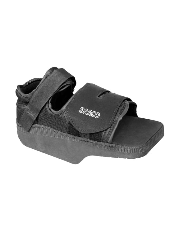 OrthoWedge Black Post-Op Shoe Medium Removable Forefoot Closure OQ2B