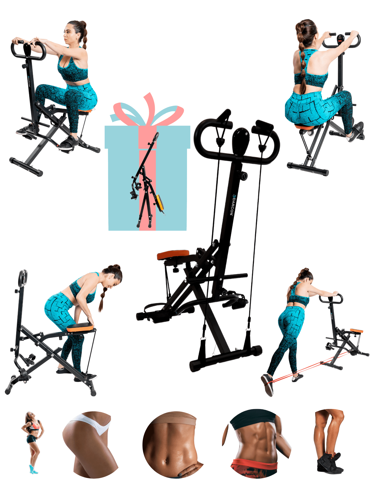 Darcon Fitness DB Method Squat Machine Home Workout Equipment for