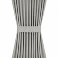 thumbnail image 1 of Darcy Rod Pocket Light Filtering Door Panel with Tieback - 54" x 72" - Grey, 1 of 4