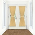 thumbnail image 1 of Darcy Rod Pocket Light Filtering Door Panel with Tieback - 54" x 72" - Tan, 1 of 9