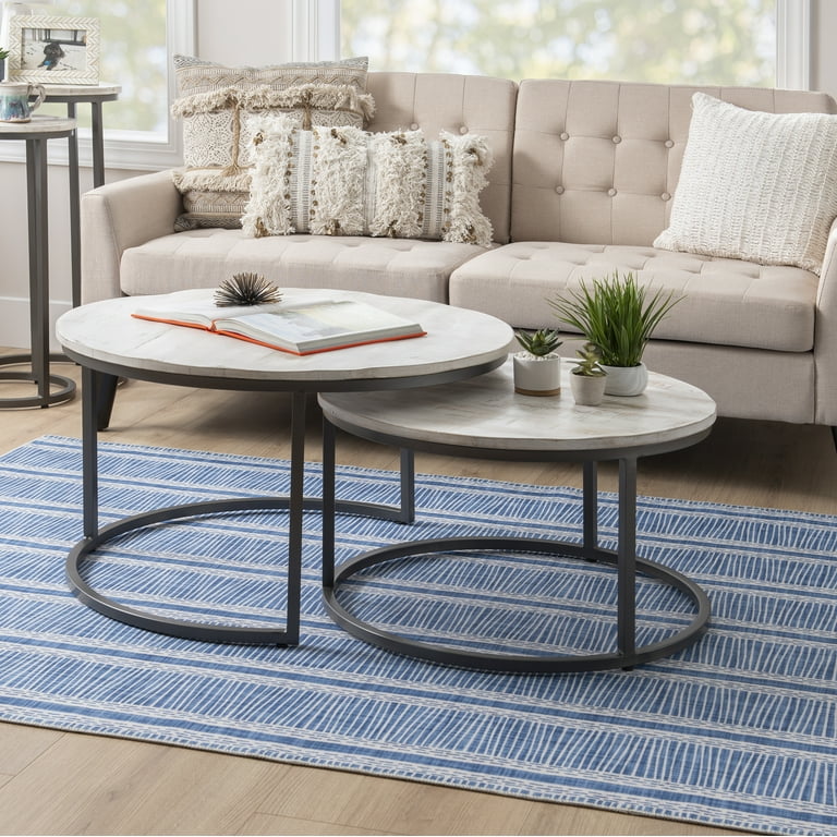 Dark gray coffee table cheap set