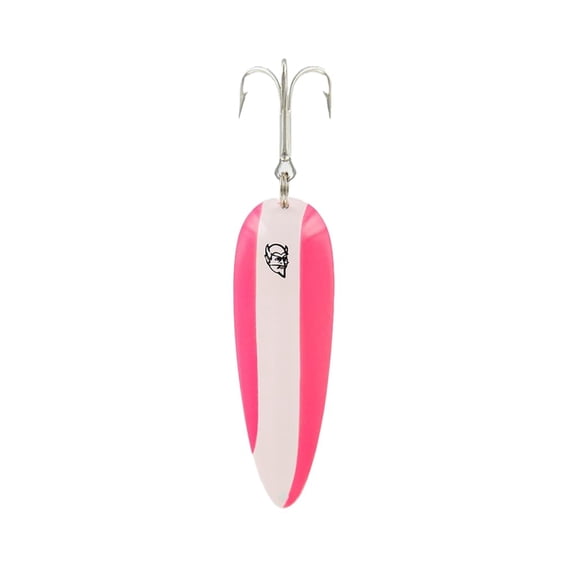 Dardevle 1-270 Dardevlet - Pink w/White Stripe 3/4 oz. - 2 7/8" x 1 3/16"