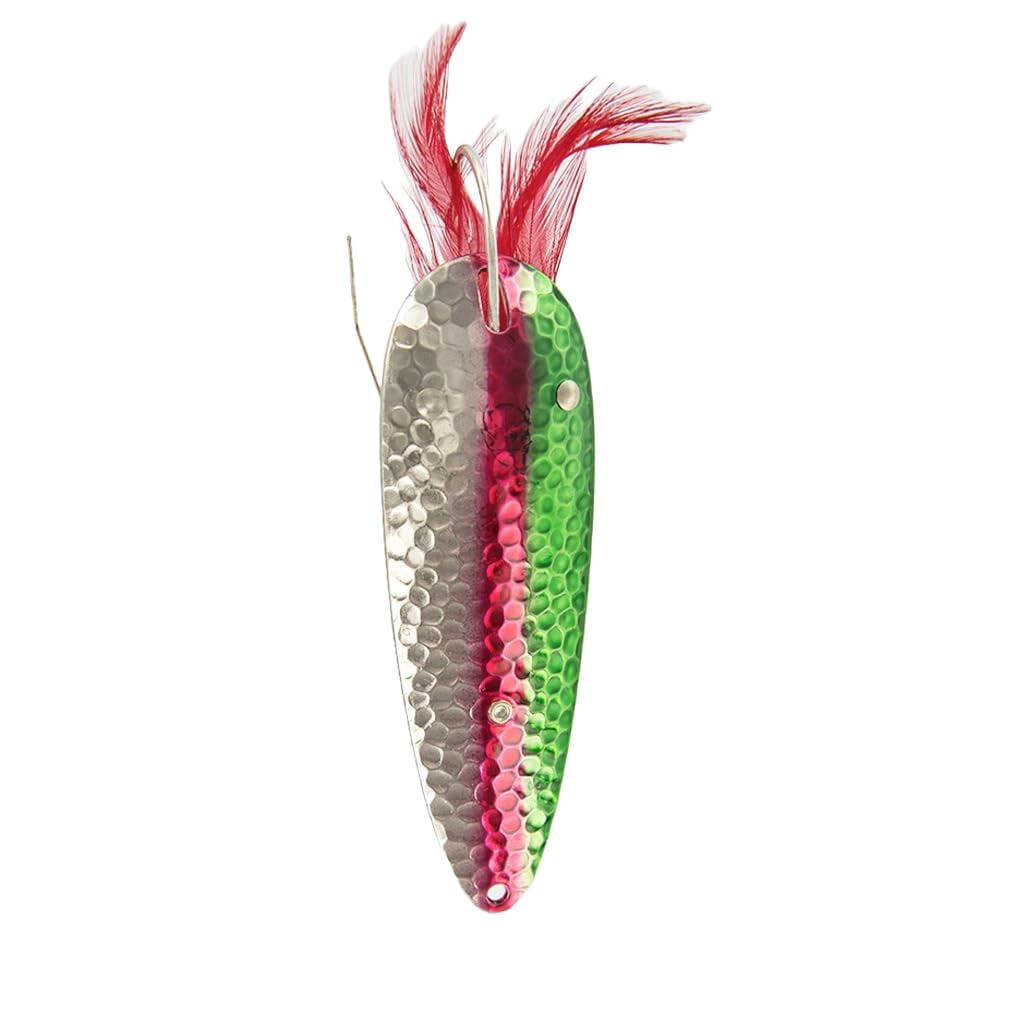 Dardevle 15-277 Dardevlet (Weedless) - Hmrd Nic Grn/Red 3/4 oz. - 2 7/8" x 1 3/16"