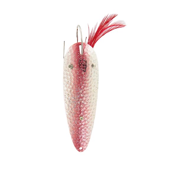 Dardevle 15-336 Dardevlet (Weedless) - Pearl Pink 3/4 oz. - 2 7/8" x 1 3/16"