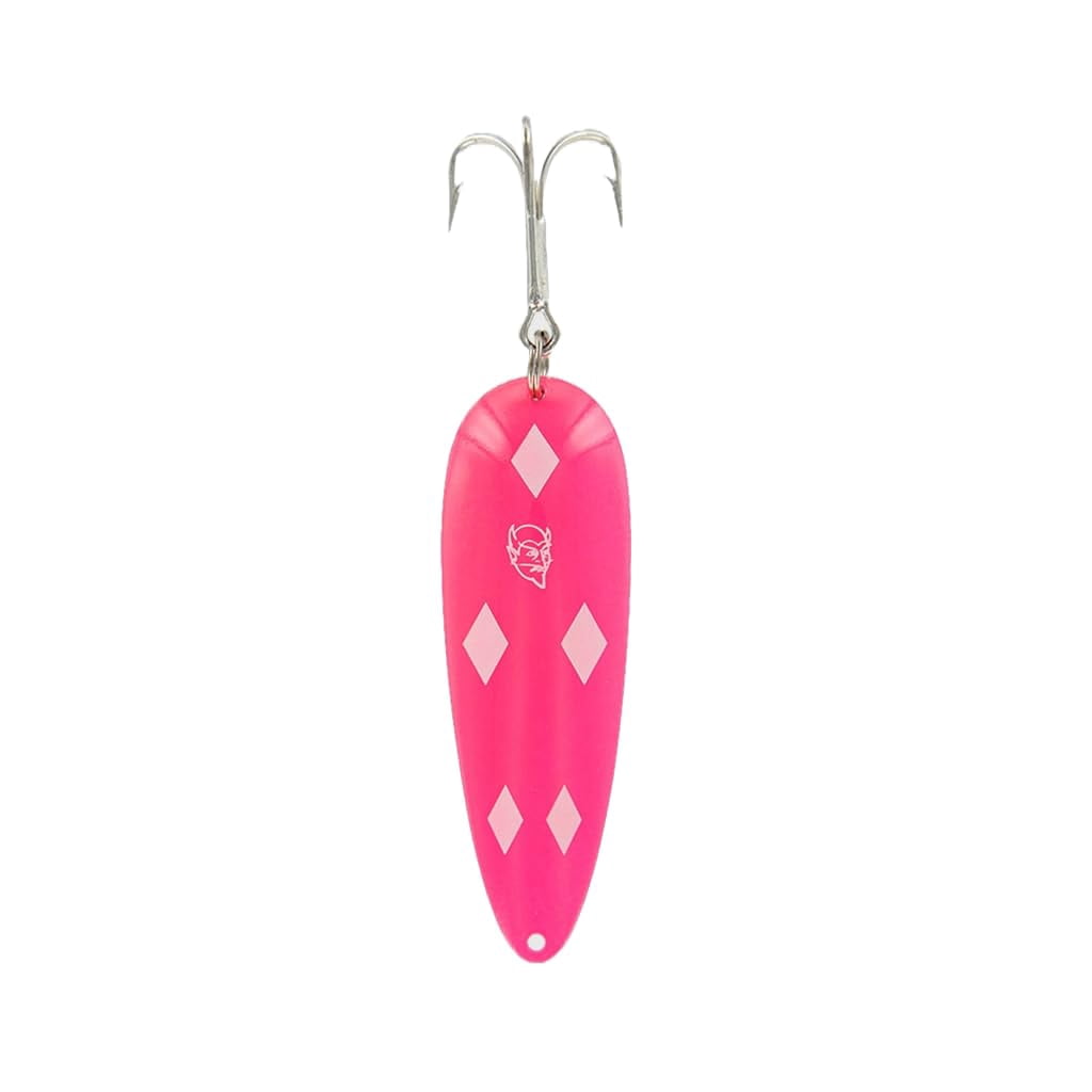 Dardevle 271-Pink Diamonds Nickel Back Fishing Lure, 1 oz, Outdoor Fishing Accessories