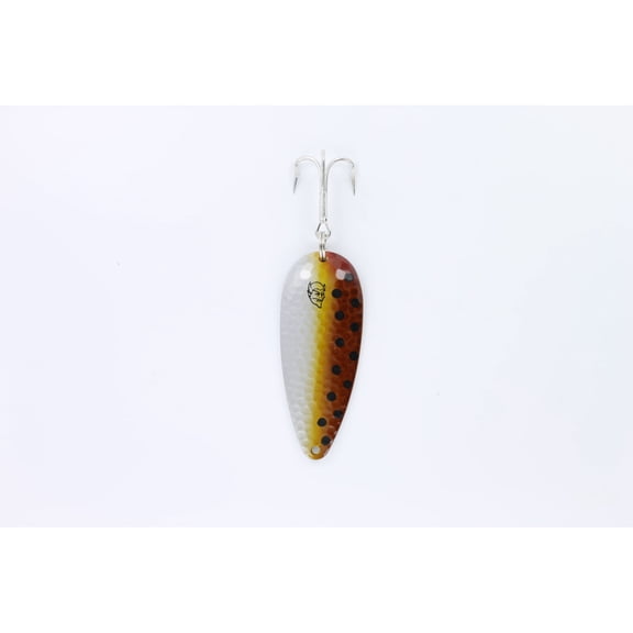 Dardevle Dardevlet Spoon, 2 7/8in, 3/4oz, Brown Trout, Nickel Back