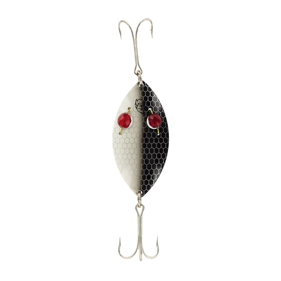 Dardevle Red Eye Wiggler Nickel Back Fishing Lure, 1 Oz, Outdoor Fishing Accessories, Shad