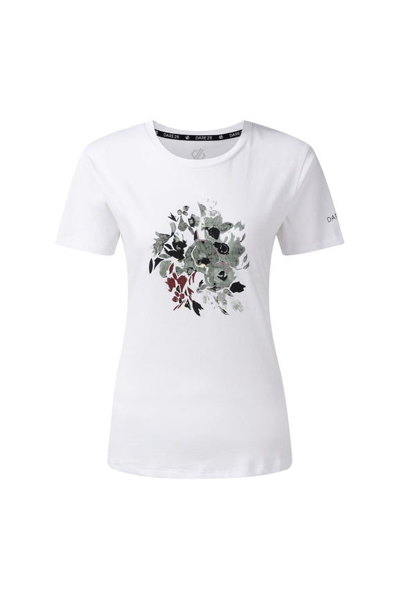 Womens Tranquility III Flowers T-Shirt