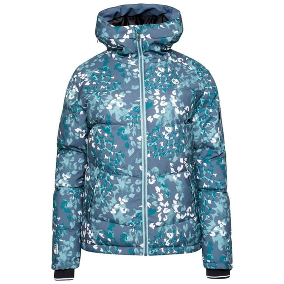 Dare 2B Womens Verdict Animal Print Insulated Hooded Ski Jacket
