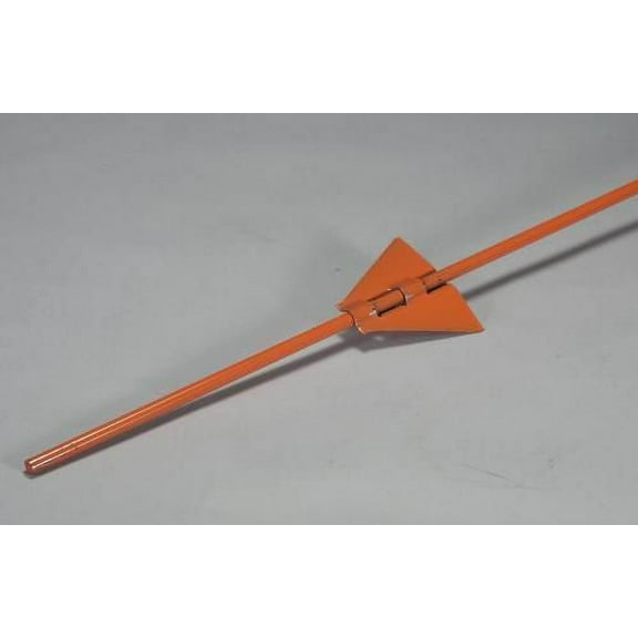 Dare 62-0-54 Steel .359" x 54" Orange Steel Step In Electric Fence Post