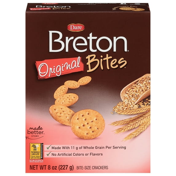Dare Breton Mini Original Crackers 8 oz (Pack Of 12)
